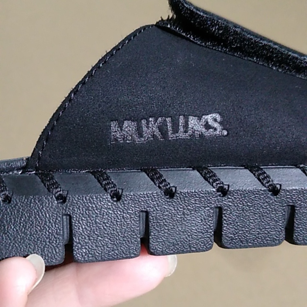 Muk Luks Flexi Central Park Sandals Black size 10 - Picture 3 of 11